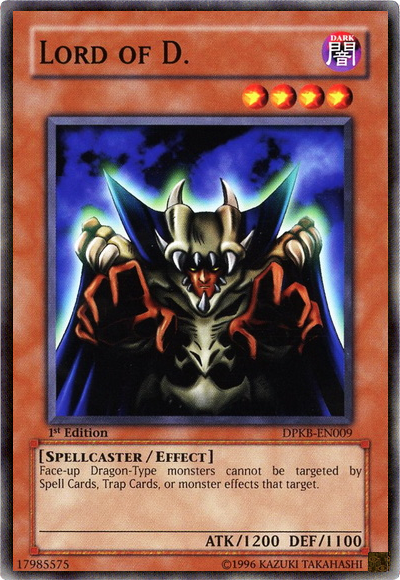 Lord of D., Duelist Pack: Kaiba · DPKB-EN009