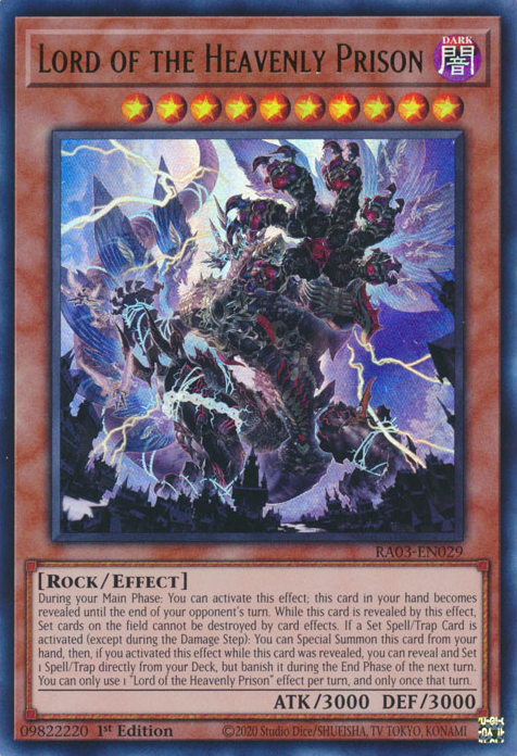 Lord of the Heavenly Prison, Quarter Century Bonanza · RA03-EN029