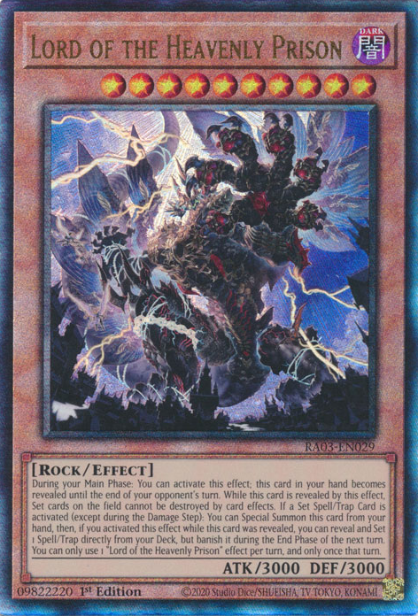 Lord of the Heavenly Prison, Quarter Century Bonanza · RA03-EN029