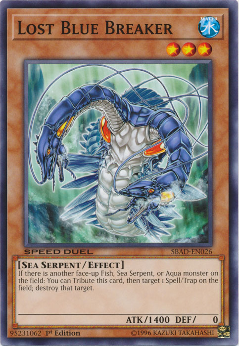 Lost Blue Breaker, Speed Duel: Attack from the Deep · SBAD-EN026