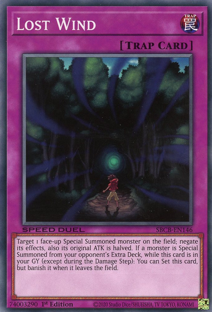 Lost Wind, Speed Duel: Battle City Box · SBCB-EN146