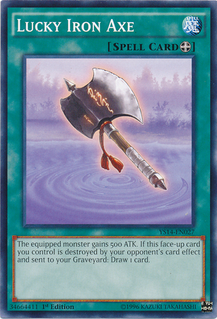 Lucky Iron Axe, Space-Time Showdown Power-Up Pack · YS14-EN027