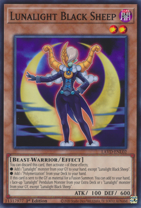 Lunalight Black Sheep, Legendary Arc-V Decks · LAVD-ENL02