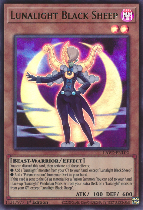 Lunalight Black Sheep, Legendary Arc-V Decks · LAVD-ENL02