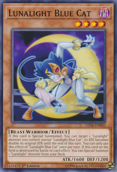 Lunalight Blue Cat, Legendary Duelists: Sisters of the Rose · LED4-EN050
