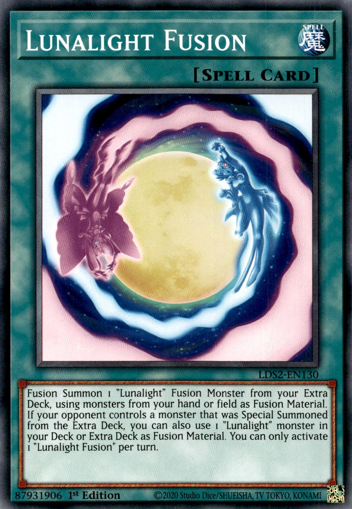 Lunalight Fusion, Legendary Duelists: Season 2 · LDS2-EN130