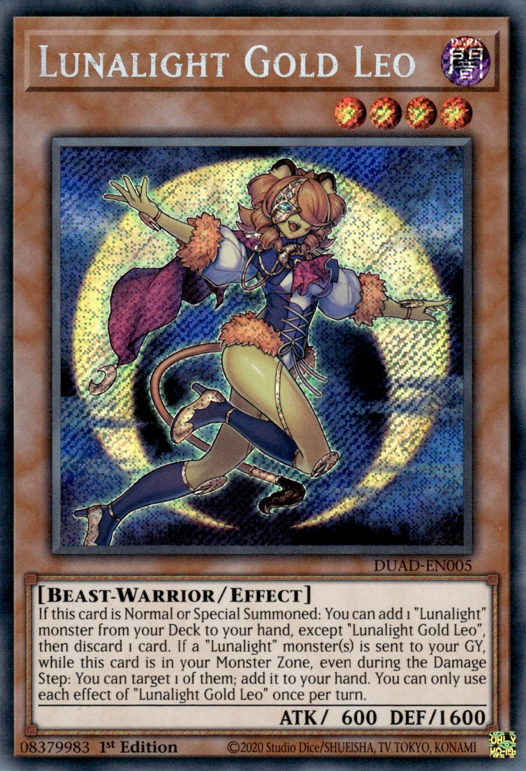 Lunalight Gold Leo, Duelist's Advance · DUAD-EN005