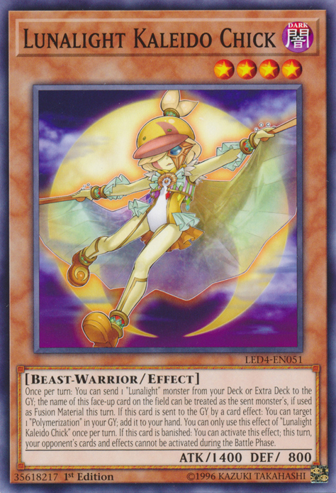 Lunalight Kaleido Chick, Legendary Duelists: Sisters of the Rose · LED4-EN051