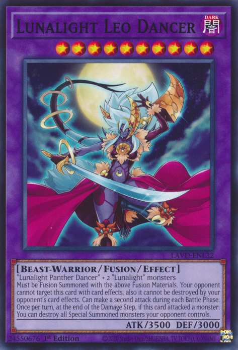 Lunalight Leo Dancer, Legendary Arc-V Decks · LAVD-ENL32