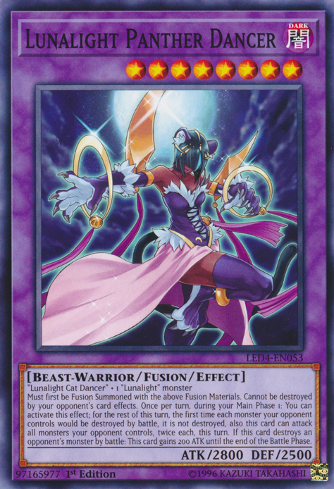 Lunalight Panther Dancer, Legendary Duelists: Sisters of the Rose · LED4-EN053