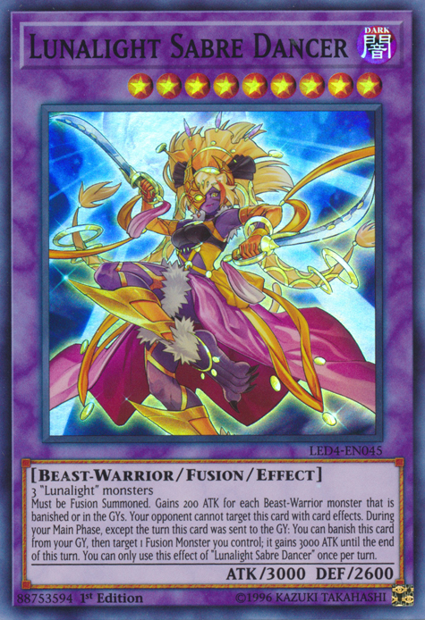 Lunalight Sabre Dancer, Legendary Duelists: Sisters of the Rose · LED4-EN045