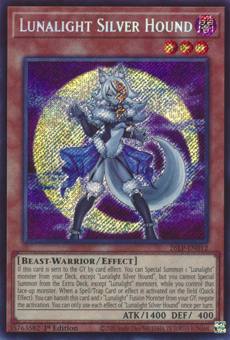 Lunalight Silver Hound, Limited Pack World Championship 2026 · 26LP-EN012