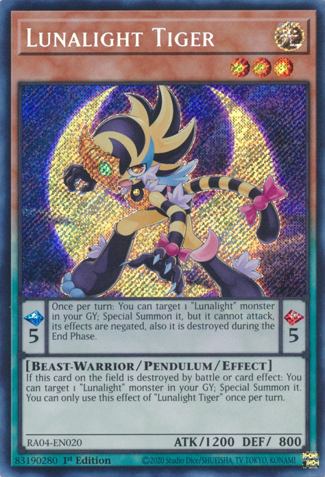 Lunalight Tiger, Quarter Century Stampede · RA04-EN020