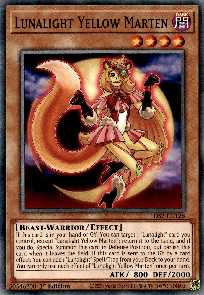 Lunalight Yellow Marten, Legendary Duelists: Season 2 · LDS2-EN128