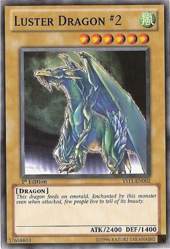Luster Dragon #2, Starter Deck: Dawn of the Xyz · YS11-EN002
