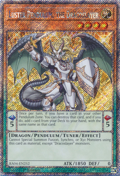Luster Pendulum, the Dracoslayer, Quarter Century Stampede · RA04-EN252