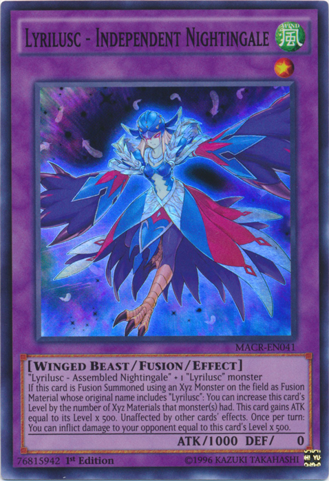 Lyrilusc - Independent Nightingale, Maximum Crisis Sneak Peek Participation Card · MACR-EN041