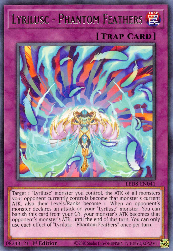 Lyrilusc - Phantom Feathers, Legendary Duelists: Synchro Storm · LED8-EN041