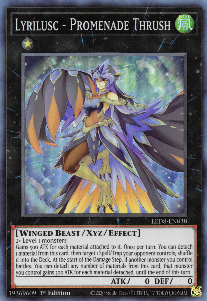 Lyrilusc - Promenade Thrush, Legendary Duelists: Synchro Storm · LED8-EN038