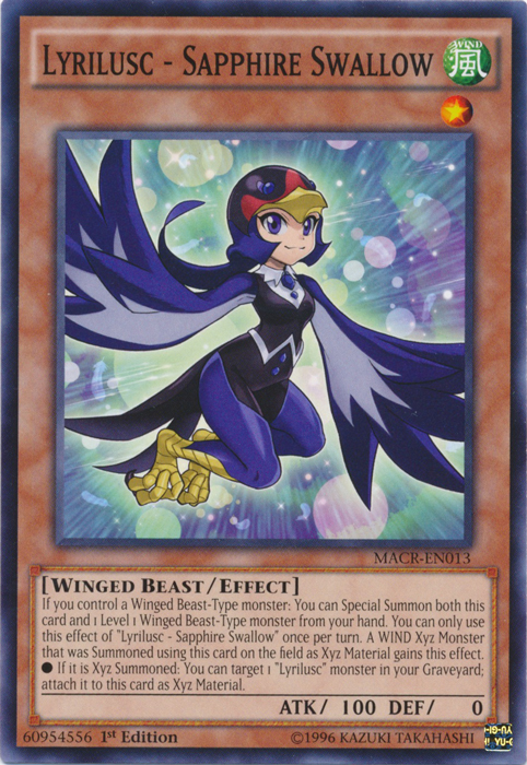Lyrilusc - Sapphire Swallow, Maximum Crisis Sneak Peek Participation Card · MACR-EN013