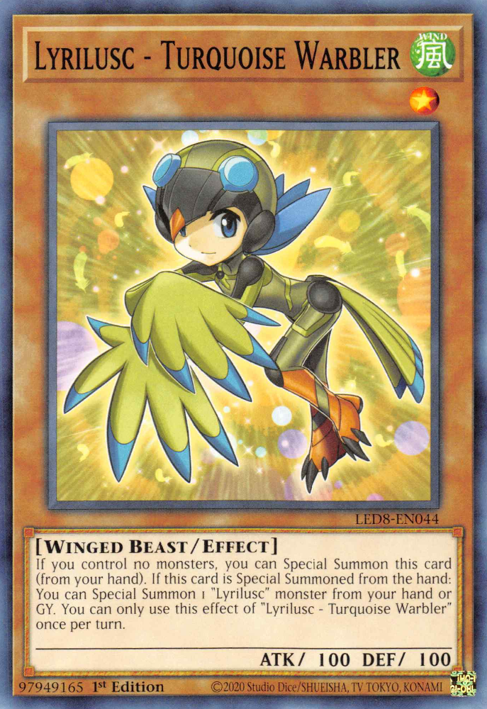 Lyrilusc - Turquoise Warbler, Legendary Duelists: Synchro Storm · LED8-EN044