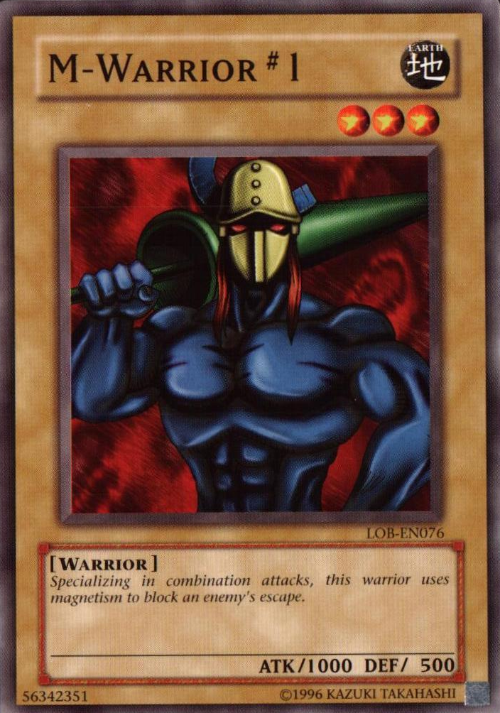 M-Warrior #1, Legend of Blue Eyes White Dragon · LOB-076