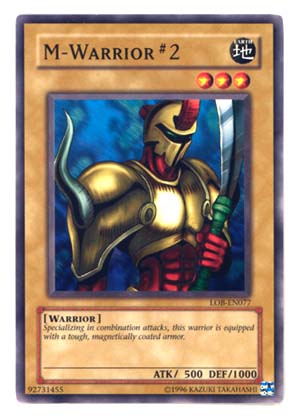 M-Warrior #2, Legend of Blue Eyes White Dragon · LOB-077