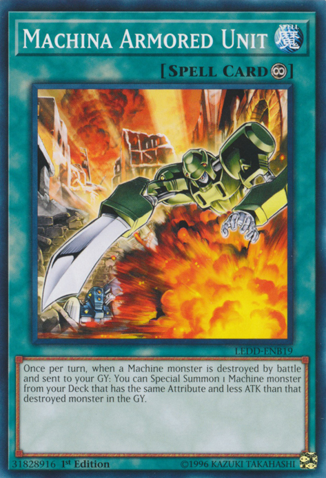 Machina Armored Unit, Legendary Dragon Decks · LEDD-ENB19
