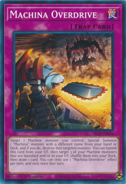 Machina Overdrive, Structure Deck: Mechanized Madness · SR10-EN034