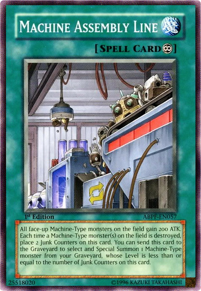 Machine Assembly Line, Absolute Powerforce Sneak Peek Participation Card · ABPF-EN057