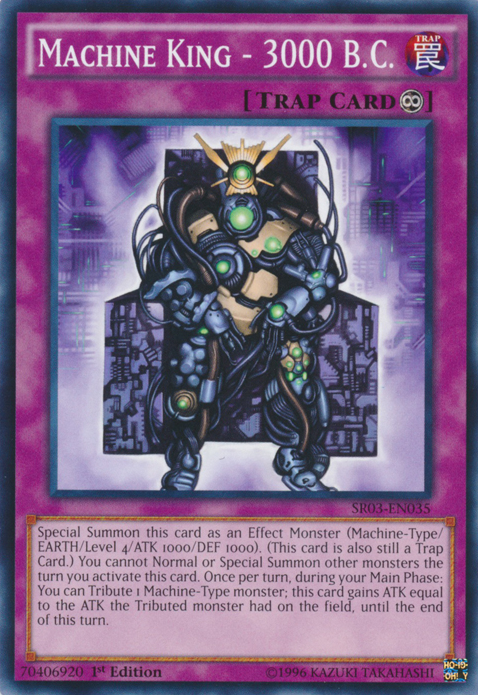 Machine King - 3000 B.C., Machine Reactor Structure Deck · SR03-EN035