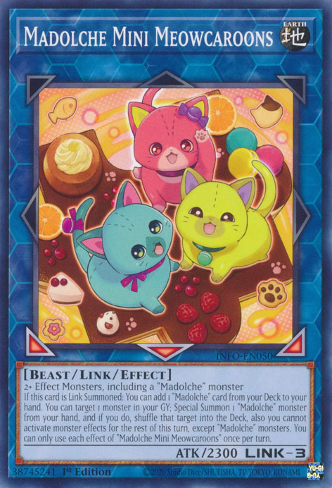 Madolche Mini Meowcaroons, The Infinite Forbidden · INFO-EN050