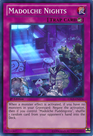 Madolche Nights, Lord of the Tachyon Galaxy Sneak Peek Participation Card · LTGY-EN076
