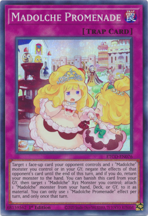 Madolche Promenade, Eternity Code Premiere! promotional card · ETCO-EN076