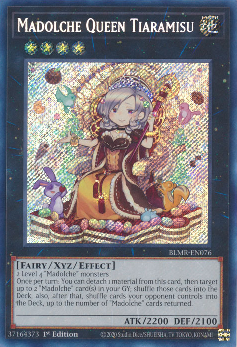 Madolche Queen Tiaramisu, Battles of Legend: Monstrous Revenge · BLMR-EN076