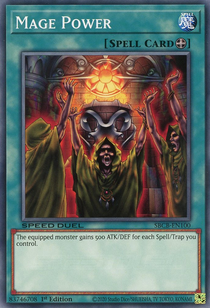 Mage Power, Speed Duel: Battle City Box · SBCB-EN100
