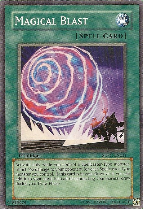 Magical Blast, Spellcaster's Command Structure Deck · SDSC-EN031