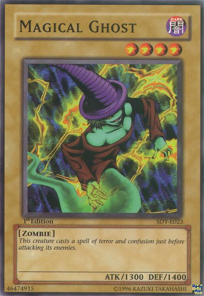 Magical Ghost, Summoned Skull Sample promotional card · SDY-E023