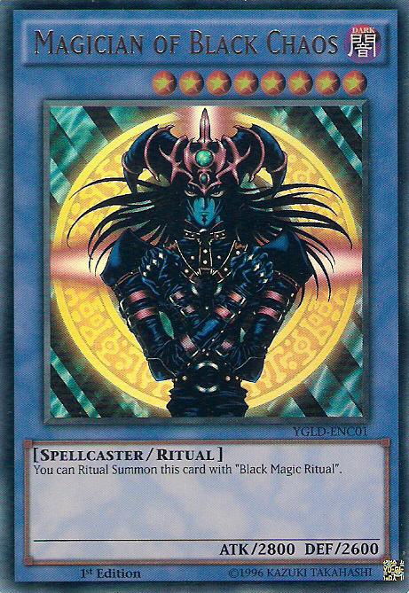 Magician of Black Chaos, Yugi's Legendary Decks · YGLD-ENC01