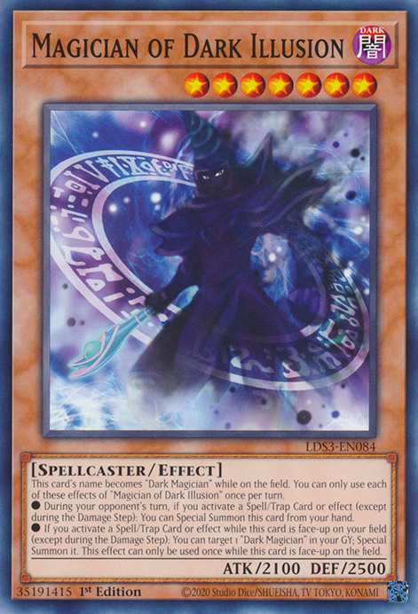 Magician of Dark Illusion, Legendary Duelists: Season 3 · LDS3-EN084