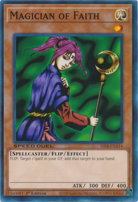 Magician of Faith, Speed Duel Starter Decks: Match of the Millennium · SS04-ENA14