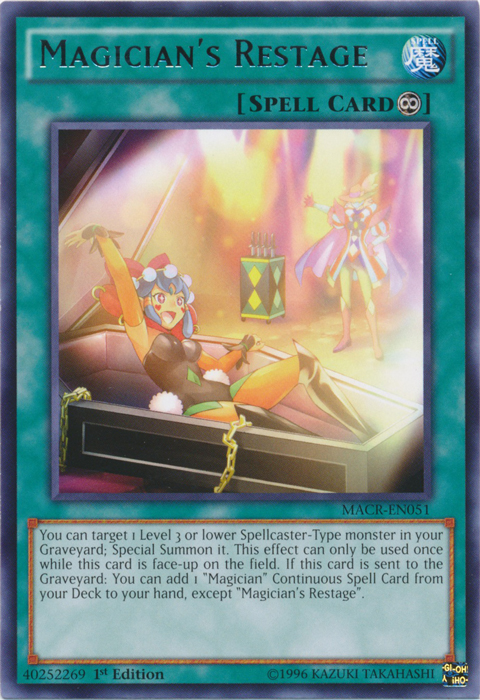 Magician's Restage, Maximum Crisis Sneak Peek Participation Card · MACR-EN051