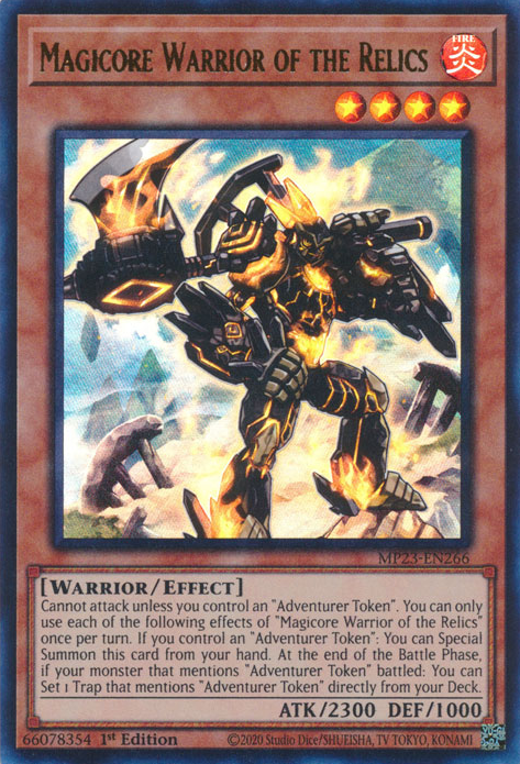 Magicore Warrior of the Relics, 25th Anniversary Tin: Dueling Heroes Mega Pack · MP23-EN266