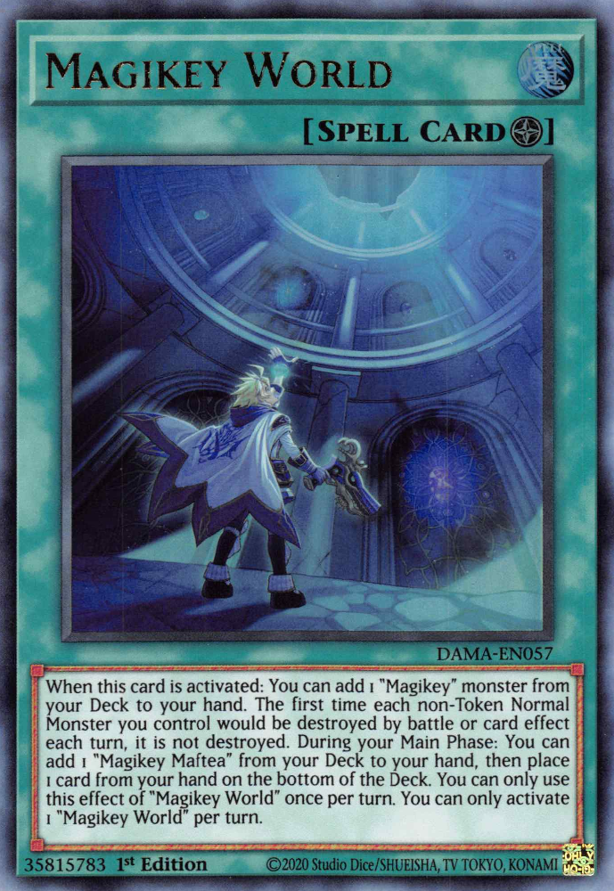 Magikey World, Dawn of Majesty Premiere! promotional card · DAMA-EN057