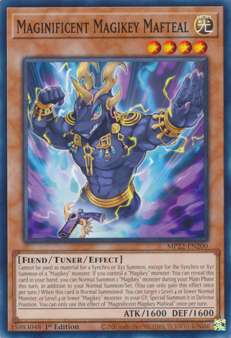Maginificent Magikey Mafteal, 2022 Tin of the Pharaoh's Gods · MP22-EN200