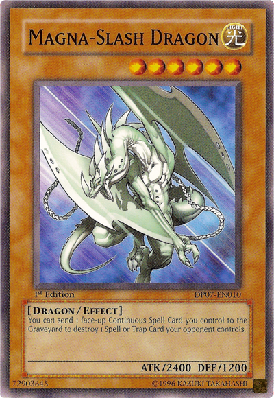 Magna-Slash Dragon, Duelist Pack: Jesse Anderson · DP07-EN010