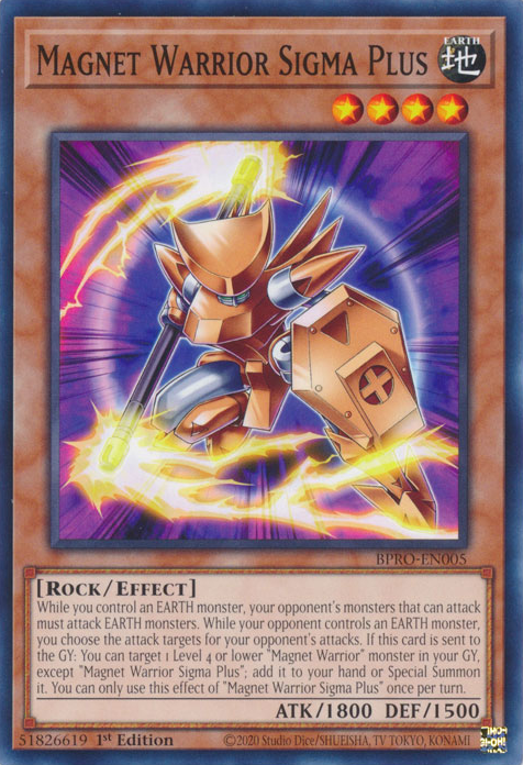 Magnet Warrior Sigma Plus, Burst Protocol · BPRO-EN005