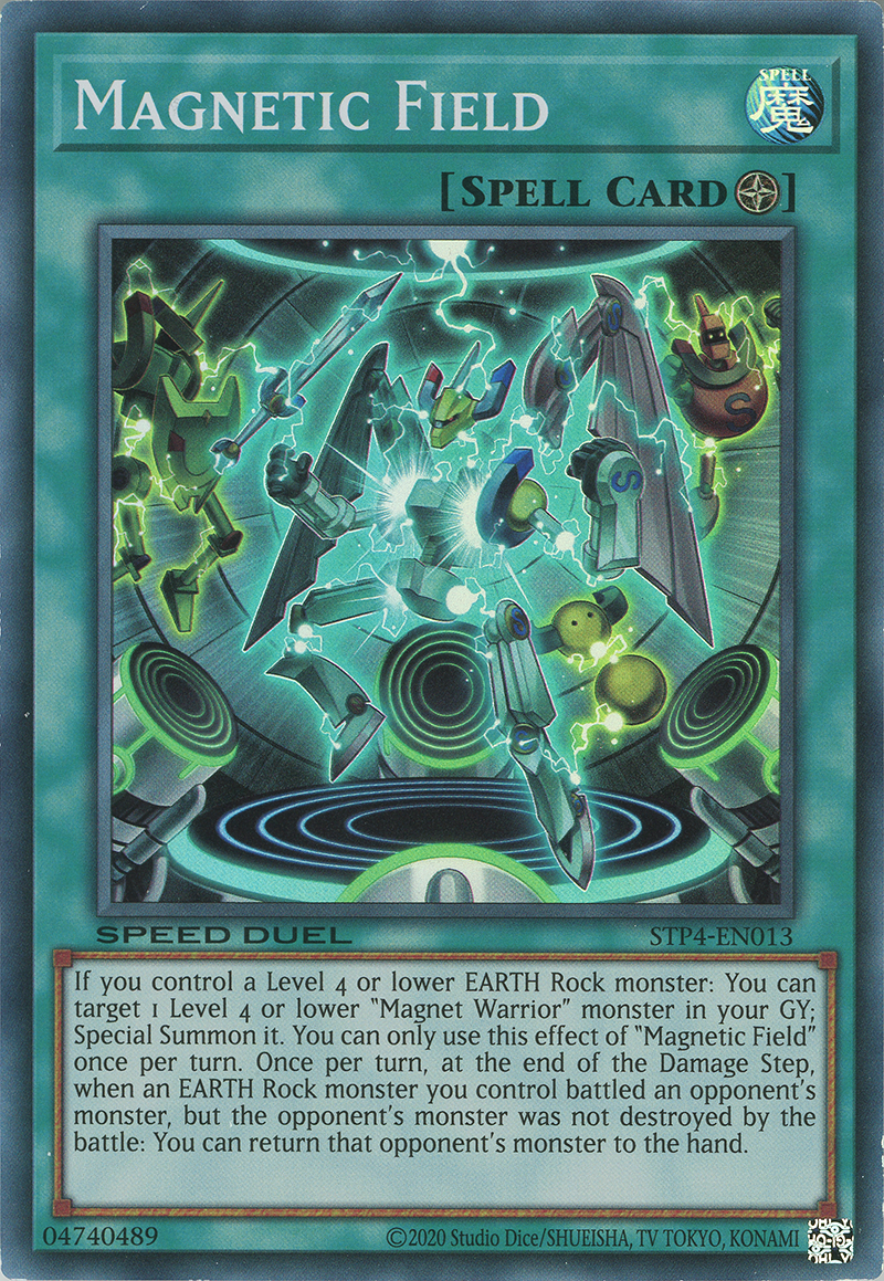 Magnetic Field, Speed Duel Tournament Pack 4 · STP4-EN013