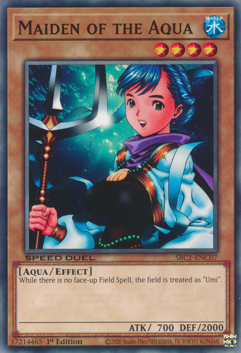 Maiden of the Aqua, Speed Duel: Streets of Battle City · SBC1-ENC07