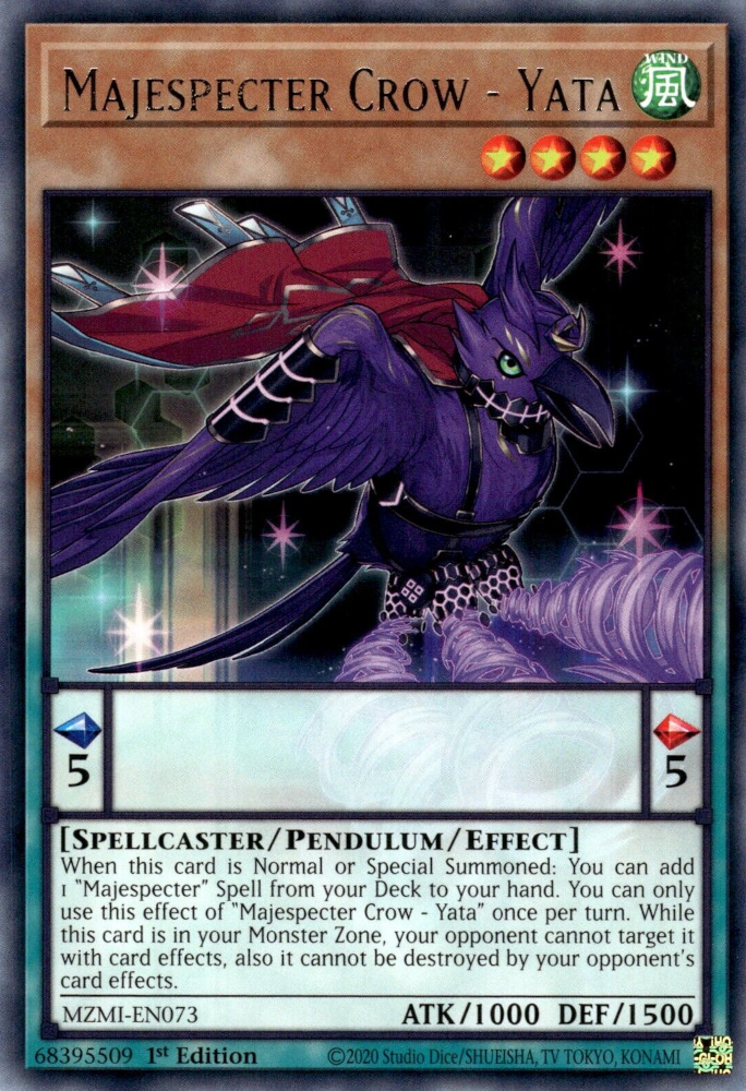 Majespecter Crow - Yata, Maze of Millennia · MZMI-EN073